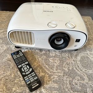Epson 3LCD projector with remote